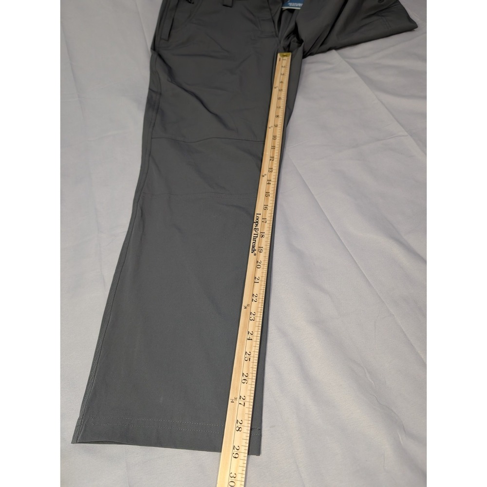 Mountain Warehouse Trek Stretch Hiking Pants Wm's12 Short Gray Outdoor Travel - Picture 12 of 12